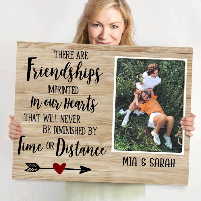 Personalized Friend Moving Away Gift, Long Distance Bestie Photo Canvas ... Best online MBA programs